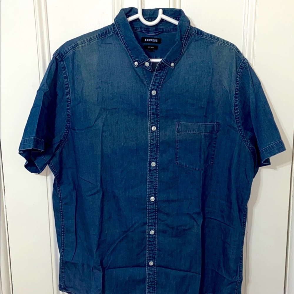 Express Jean Shirt - Size XL - Button Down